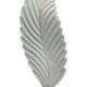 thumbnail image 3 of Figura Adorno De Hoja Blanca Decorativa En Resina Moderna S, 3 of 7