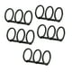 thumbnail image 5 of Carpetas de hojas metálicas sueltas de 5x3 anillas, 3 agujeros, anillas para encuadernación de hojas metálicas sueltas, anillas para libros, para , Negro 20mm, 5 of 5