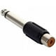 thumbnail image 1 of Conector RCA hembra a Jack 6,3 mm macho MONO, 1 of 1