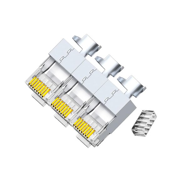 Conectores RJ45 Cat7 Cat7A y conectores VIVOCH de hasta 10 Gbps x50