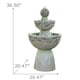 thumbnail image 5 of Fuente de agua zen de exterior de 3 niveles Teamson Home 93 cm, 5 of 8