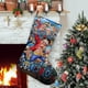 thumbnail image 1 of One Piece Tema: Calcetines de Navidad, fino lino blanco para colgar en escaleras y chimenea, decoración navideña para el hogar, regalo de Navidad. 45cm × 32cm, 1 of 5