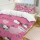 thumbnail image 3 of Beach Hello Kitty Comforter Twin SizeComforter Set for Kids Girls3Pcs Bedding Set Printed Comforter with 2 PillowcasesDown AlternativeSoft and Lightweight Bed Sheets, 3 of 5