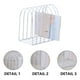 thumbnail image 3 of Organizador de archivos vertical de alambre de metal dorado para escritorio, archivador, clasificador de archivos, 3 of 6