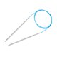 thumbnail image 3 of Uxcell Tamaño US 5 Agujas de Tejer Aguja Circular 47 pulgadas Redonda de Metal Acero Inoxidable para Proyectos Hechos a Mano DIY Tejido Azul, 3 of 6
