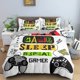 thumbnail image 1 of x1709 Bed SheetsGamepad Comforter Cover Twin Size Play Gamer Bedding Set Kids Young Man Video Games Polyester Duvet Cover Teens Game Quilt Cover 3-Piece Bedding Set (1 Duvet Cover + 2 Pillow Shams) nj, 1 of 5