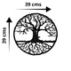thumbnail image 2 of Cuadro Decorativo Arbol de la Vida MDF Negro 39x39cm, 2 of 2