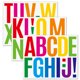 thumbnail image 1 of Juego de 24 hojas de pegatinas de letras grandes de 10 cm para tablones de anuncios, vinilo adhesivo para tablones de anuncios, decoración para ventanas, puertas y aulas., 1 of 5