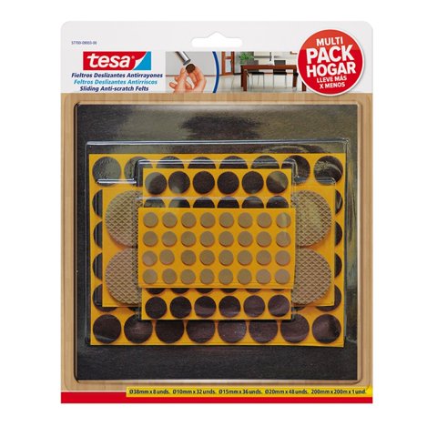 Tesa - Set De Fieltros Anti-Rasguños 125Un.