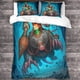 thumbnail image 3 of Funda nórdica Hearthstone de 3 piezas, juego de ropa de cama 3D, funda de edredón de juego de cartas, funda de edredón de microfibra suave, con fundas de almohada, con cremallera para adulto, 3 of 3
