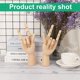 thumbnail image 4 of Material de arte kukmakri 4 piezas modelo de mano de madera 25 cm, 4 of 7