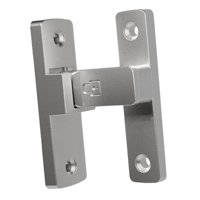 Bothyi - Pestillo De Puerta De 90 Grados, Cerradura De Puerta Para Baño, Puerta Corredera De Granero, Baño Plateado