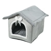 Ioensy - Cama Para Mascotas Cueva, Cojín Extraíble Antideslizante Para Mascotas, Cama Para Dormir Para Gatos Lindos Para Cachorros M