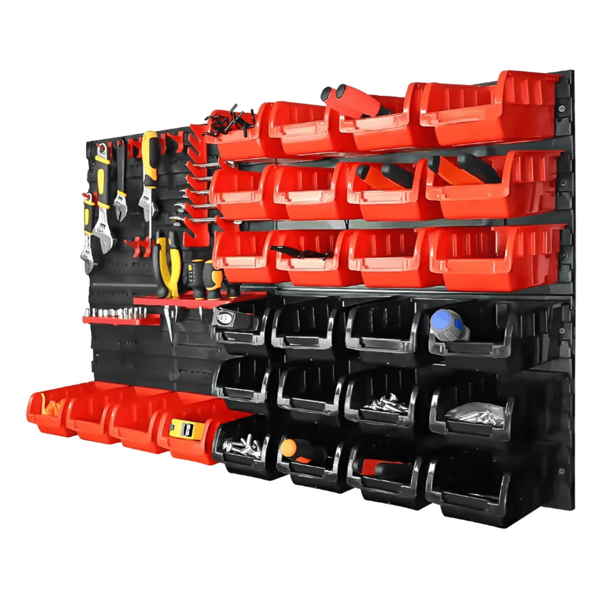 Wakeshome - Organizador De Herramientas Con Gavetas Pared Panel Tablero Negro Agregar A Favoritos