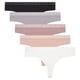 thumbnail image 1 of Lucky Brand - 5 Piezas de Calzones Tipo Tanga de Microfibra para Mujer, 1 of 6