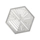 thumbnail image 4 of Regla Hexagonal De Acero Inoxidable útil Para Retales, Regla Para Acolchar Hexagonal Para El Hogar, 4 of 5