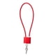 thumbnail image 2 of Cerradura de combinación portátil con cable de acero de 5 mm, cerraduras de equipaje de cable duraderas impermeables antioxidantes para armarios, caja Rojo, 2 of 5