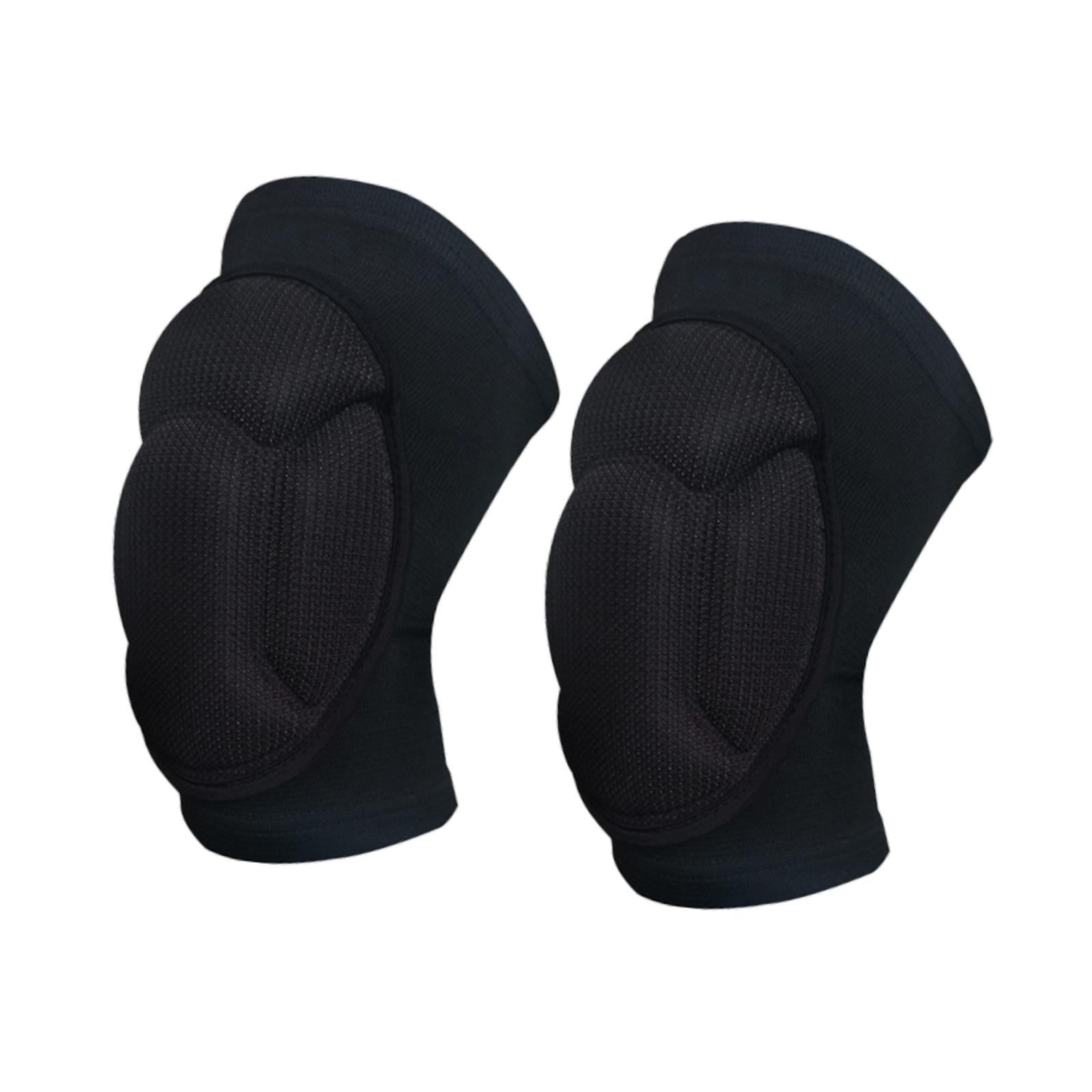 Magideal - Rodilleras, Rodilleras De Soporte, A Prueba De Golpes, Ligeras, Equipo De Protección, Rodilleras Para Correr, Bailar, Fútbol, Baloncesto, Béisbol. Negro M