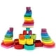 thumbnail image 3 of Puzzle Encaje Apilable De Madera Figuras Geométricas, 3 of 3