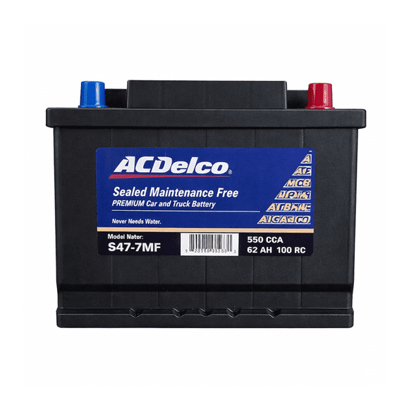 Batería Acdelco 62 Ah 550 CCA S47-7