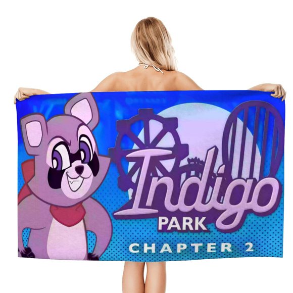 Indigo Park Toalla de playa de secado rápido con diseño temático, regalo para mujeres y niñas, ideal para cumpleaños, fans, amantes de la música, uso en la playa o al aire libre, 78 × 150 cm