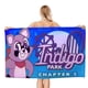 thumbnail image 1 of Indigo Park Toalla de playa de secado rápido con diseño temático, regalo para mujeres y niñas, ideal para cumpleaños, fans, amantes de la música, uso en la playa o al aire libre, 78 × 180 cm, 1 of 6