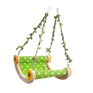 Ioensy - Loro Colgando Hamaca Cama Ejercicio Gimnasio Pájaros Pequeños Pájaros Lienzo De Pájaro Perca