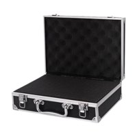 Bothyi - Estuche De Transporte Rígido Portátil Multiusos Para Sistema De Micrófono Caja De Herramientas Negro