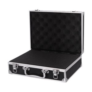 Bothyi - Estuche De Transporte Rígido Portátil Multiusos Para Sistema De Micrófono Caja De Herramientas Negro
