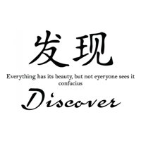 Rienda Libre Graphics - Decomural Discover Chinese Symbol Ws-34130