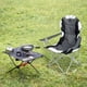 thumbnail image 2 of Silla Plegable con Reposabrazos Gris, 2 of 6