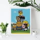 thumbnail image 4 of Kit de Pintura de Diamantes 5D Kakao Friends 30x40 cm, 4 of 6