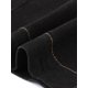 thumbnail image 5 of INSPIRE CHIC Falda de Mezclilla para Mujer de Cintura Alta con Bolsillos Traseros y Abertura, Falda Lápiz a la Rodilla L Negro, 5 of 6
