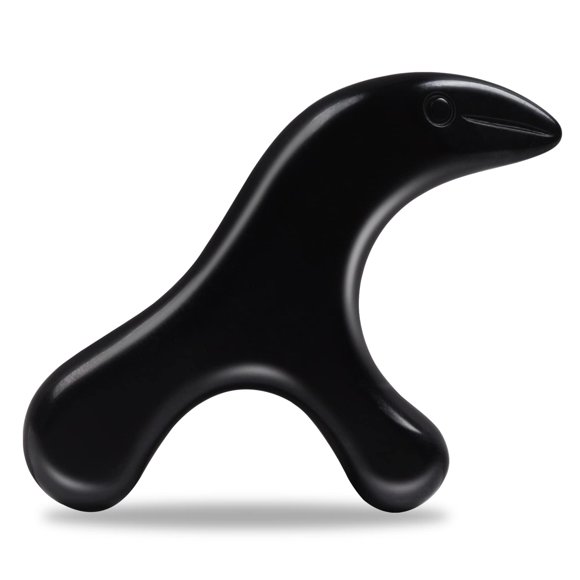 Masajeador LEOSENSE 10x6x1.6 cm – Herramienta de Terapia con Piedra Bian