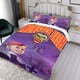 thumbnail image 3 of Fiesta de Monstruos Conjunto de sábanas temático, trío de piezas, cómodo y amigable con la piel, diseño único, regalo de decoración para el hogar para familiares, amigos y fans,173cm *218cm, 3 of 6