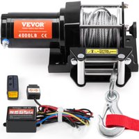 Cabrestante Eléctrico Vevor De 4000 Libras, 12 V Dc, Atv/Utv, Ip55