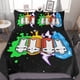 thumbnail image 1 of Castle Crashers 3 Pcs Bed Breathable Duvet Cover Soft All Seasons Bedding Set, 1 of 5