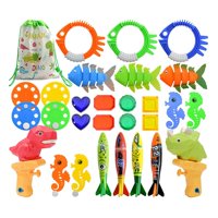 Bothyi - Juguetes De Buceo Para Piscina, 29 Piezas/Juego Para Diversión De Verano Al Aire Libre En La Playa