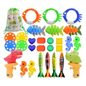 Bothyi - Juguetes De Buceo Para Piscina, 29 Piezas/Juego Para Diversión De Verano Al Aire Libre En La Playa