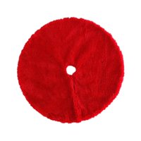 Bothyi - Falda Para Árbol De Navidad, Decoración Para Exteriores, Interiores Y Hogar, Accesorios Para Fiestas, Decoraciones Para Fiestas, Diámetro De 120 Cm, Color Rojo