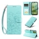 thumbnail image 1 of Funda Cartera para Motorola Moto G06 Perro Cachorro Grabado con Tarjetas Soporte Correa Verde, 1 of 6