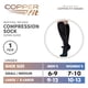 thumbnail image 3 of Calcetines de compresión Copper Fit con infusión de mentol helado para mujer, 3 of 6