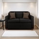 thumbnail image 1 of SOFA ZAFIRO 2 CUERPOS NEGRO, 1 of 6