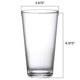 thumbnail image 4 of Juego de 6 vasos Amazing Abby 850 ml libres de BPA, 4 of 4