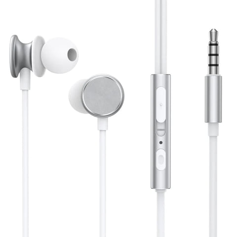 Audífonos In-Ear Jack 3.5 Mm Silver (Plateado) - Joyroom