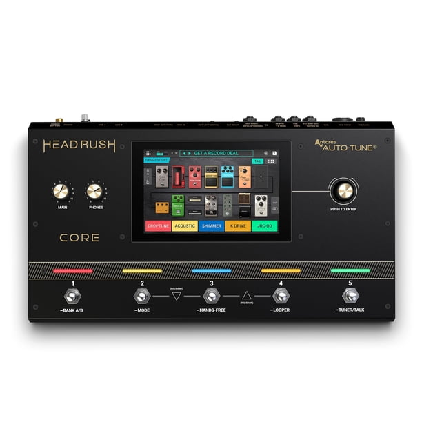 Procesador de modelado de amplificadores con efectos multinúcleo para guitarra y voz HeadRush Core