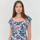 thumbnail image 4 of Traje de Baño Mujer Vuelos Print Tropical Azul Corona, 4 of 5