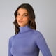 thumbnail image 2 of Camiseta M/Larga Cuello Subido Flores Mujer 4045-274, 2 of 2
