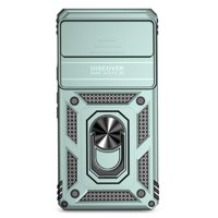 Estuche Gangxun Para Google Pixel 7A, Soporte Giratorio 360°, Estilo Mecánico Y Magnético