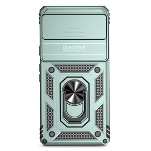 Estuche Gangxun Para Google Pixel 7A, Soporte Giratorio 360°, Estilo Mecánico Y Magnético